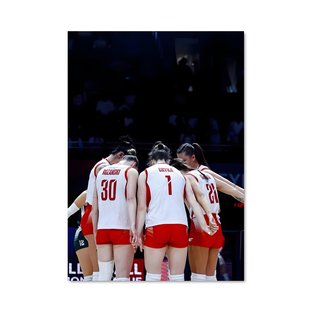 Poster L'Équipe en Tension – affiche Volleyball